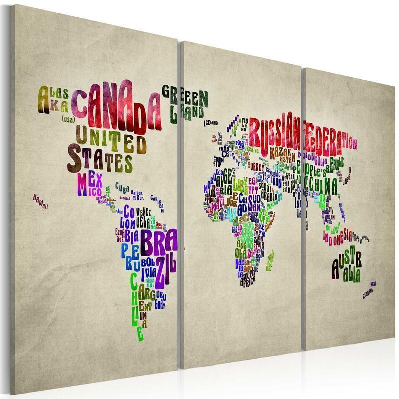 68,00 € Decorative Pinboard - Colorful Countries