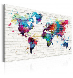 Tablou din plută - Walls of the World