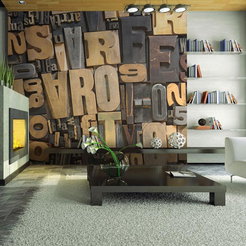 73,00 € Wall Mural - Wooden letters