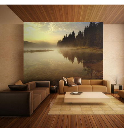 Wall Mural - Forest and lake