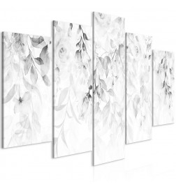 70,90 € Canvas Print - Waterfall of Roses (5 Parts) Wide - Third Variant