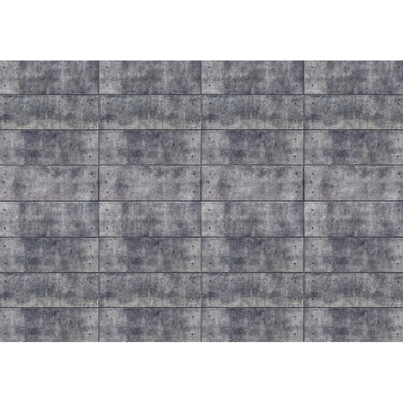 34,00 € Fototapeta - Grey fortress - background with regular rectangles with concrete texture