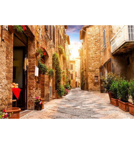 34,00 € Foto tapete - Colourful Street in Tuscany