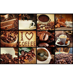 Fototapete - Coffee - Collage