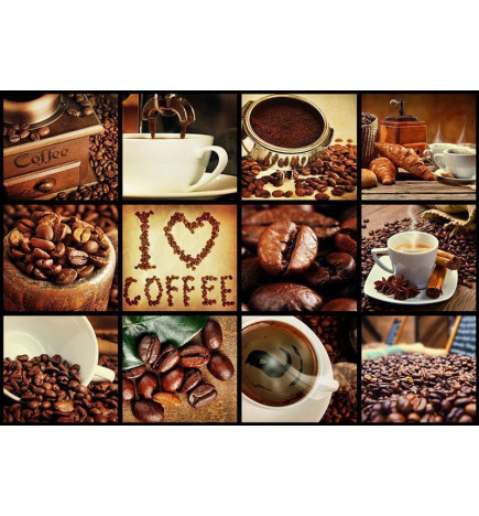 34,00 € Foto tapete - Coffee - Collage