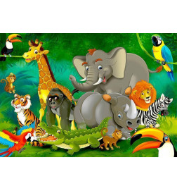 Mural de parede - Colourful Safari