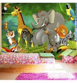 Mural de parede - Colourful Safari