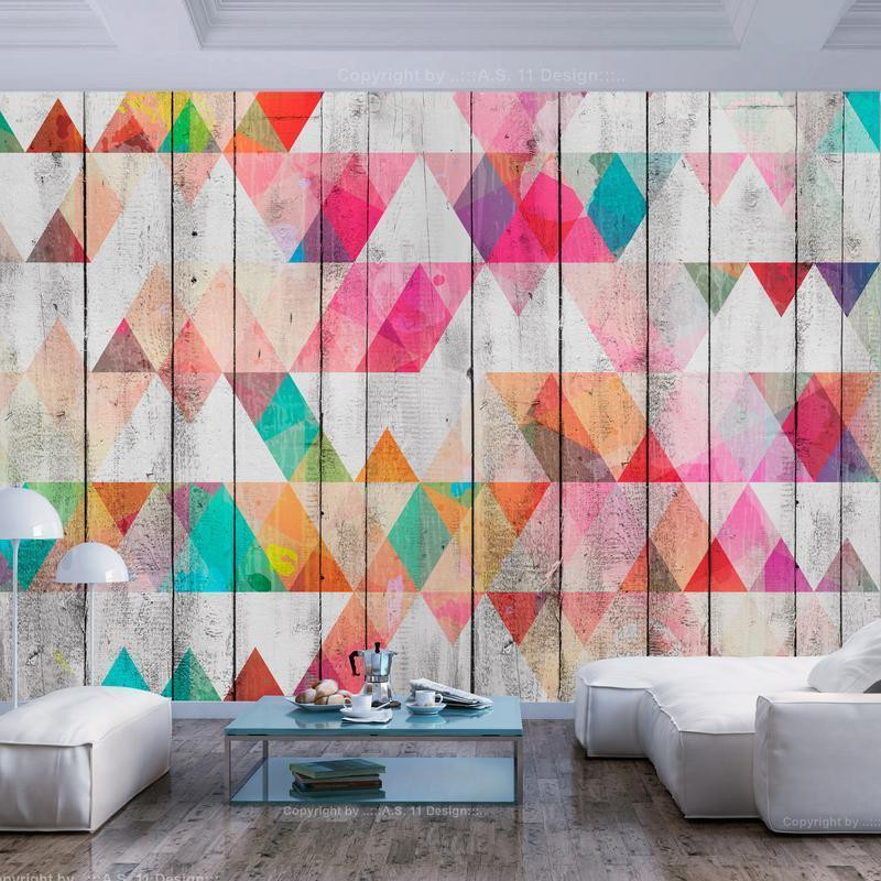 34,00 € Wall Mural - Rainbow Triangles
