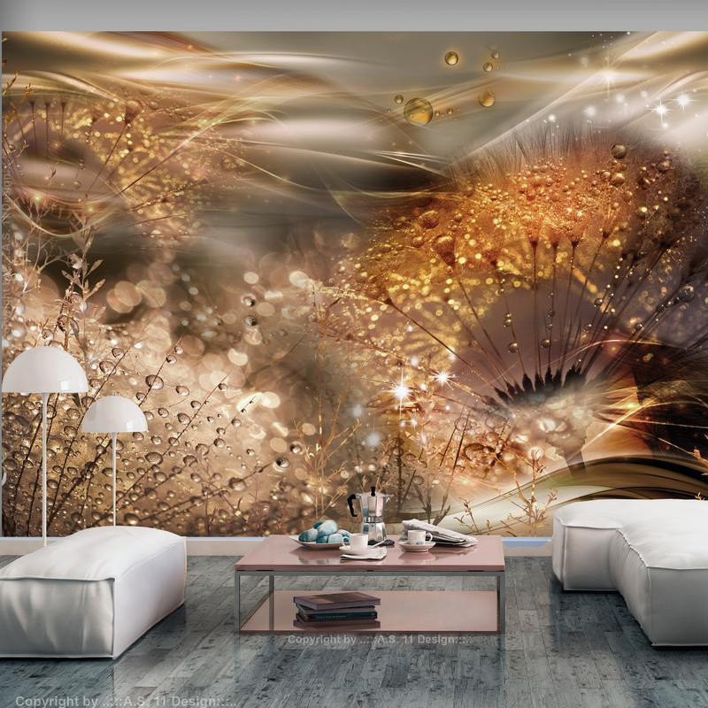 34,00 € Wall Mural - Dandelions World (Gold)