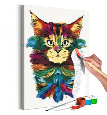 52,00 € DIY canvas painting - Colourful Mane