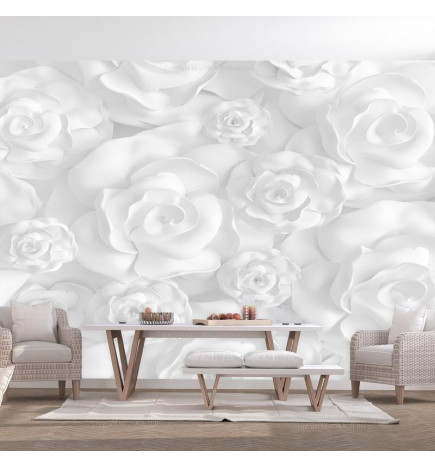 Wall Mural - Plaster Flowers