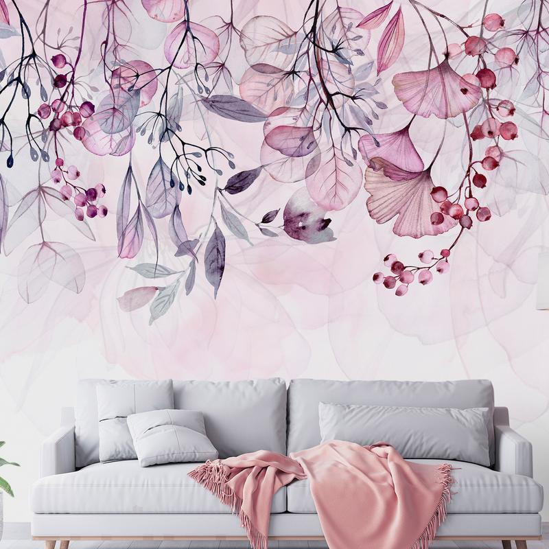 34,00 € Wall Mural - Foggy Nature - Pink
