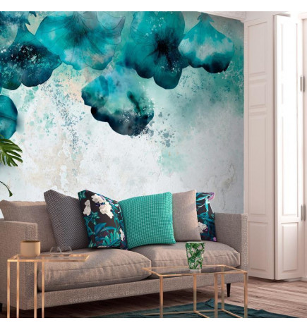 Wall Mural - Blue Poppies