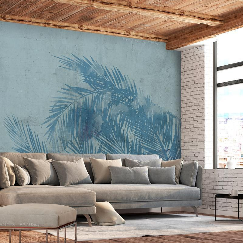 34,00 € Fotomural - Palm Trees in Blue