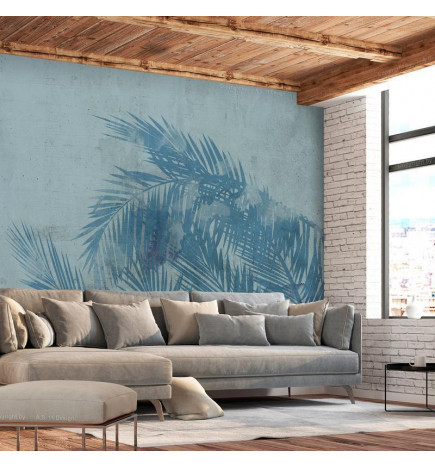 Wall Mural - Palm Trees in Blue