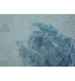Fotobehang - Palm Trees in Blue