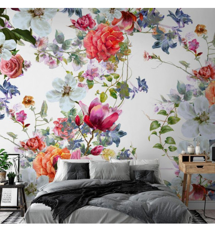 Mural de parede - Multi-Colored Bouquets