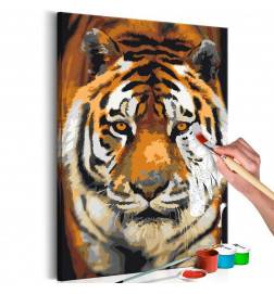 DIY Bengalijos tigro paveikslas 40x60 cm ARREDALACASA