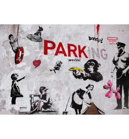 Carta da parati - [Banksy] Graffiti Diveristy