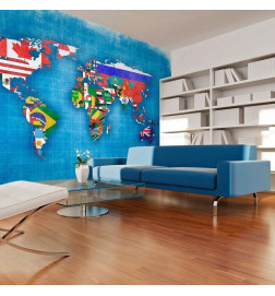 Wall Mural - Flags of countries
