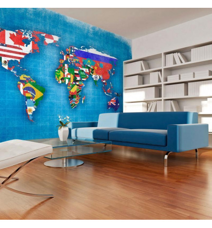 Mural de parede - Flags of countries