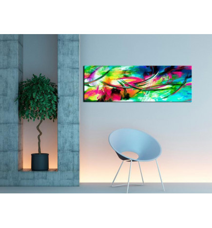 82,90 € Canvas Print - Madness of color