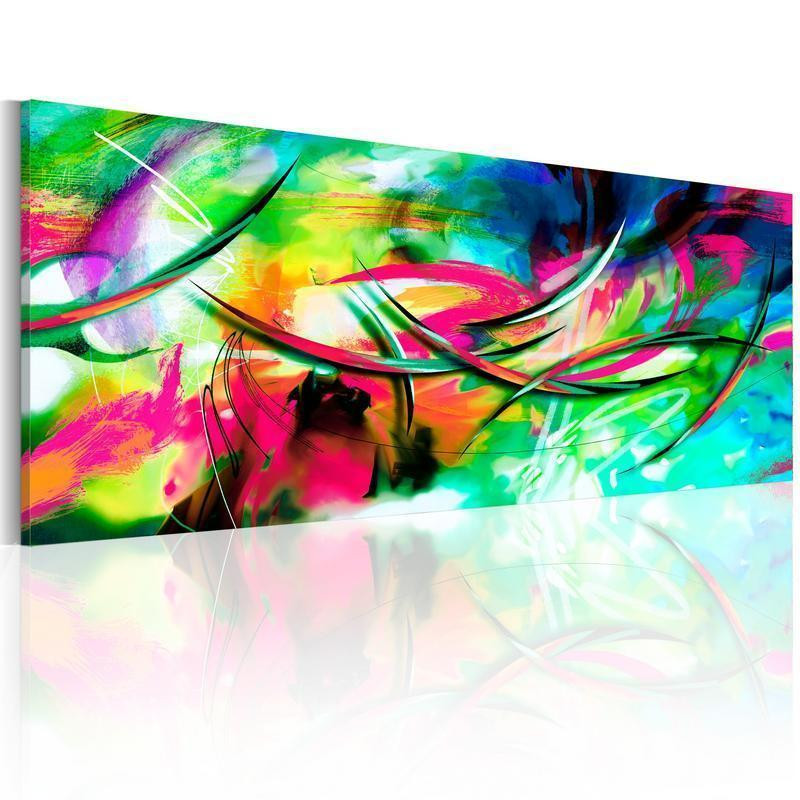82,90 € Canvas Print - Madness of color