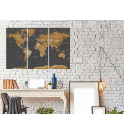 61,90 € Schilderij - World Map: Modern Aesthetics