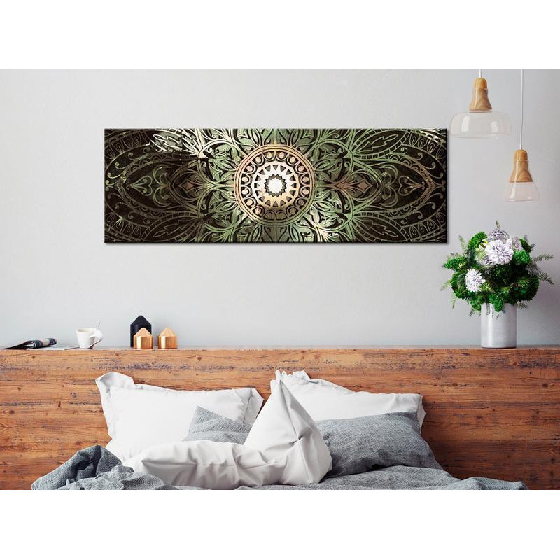 82,90 € Canvas Print - Emerald Mandala