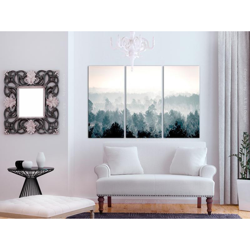 61,90 € Canvas Print - Winter Forest (3 Parts)