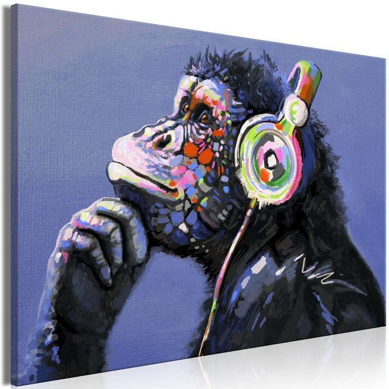 31,90 € Cuadro - Musical Monkey (1 Part) Wide