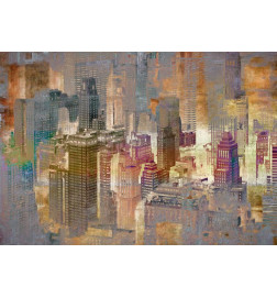 Wall Mural - City in the mist