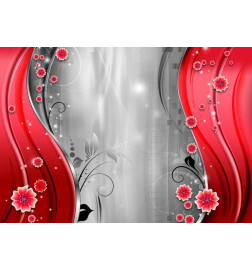 34,00 € Wall Mural - Behind the curtain of red