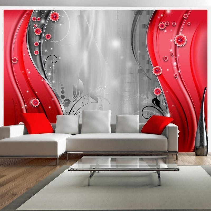 34,00 €Mural de parede - Behind the curtain of red