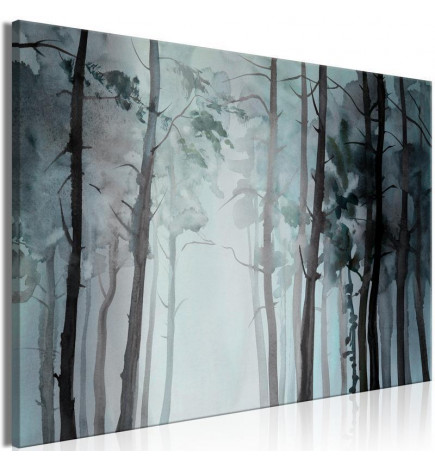 Canvas Print - Hazy Forest (1 Part) Wide