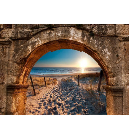 Fotobehang - Arch and Beach