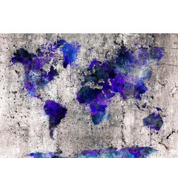 Fotobehang - World Map: Ink Blots