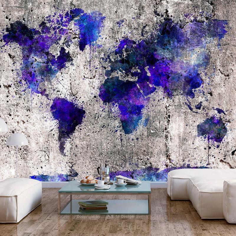 34,00 € Wall Mural - World Map: Ink Blots