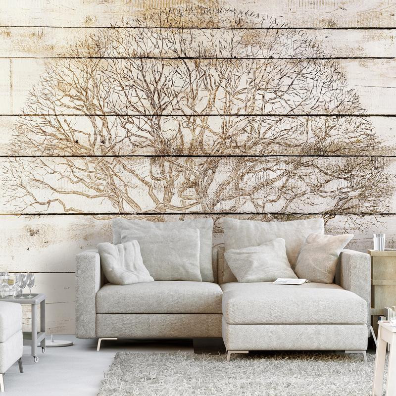 34,00 € Wall Mural - Tree on Boards