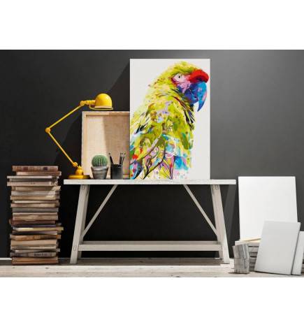 Quadro pintado por você - Tropical Parrot