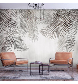 Mural de parede - Night Palm Trees