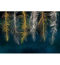 Fotobehang - Gilded Feathers