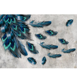 Fotobehang - Blown Feathers
