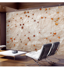 Wall Mural - Stone and Gold
