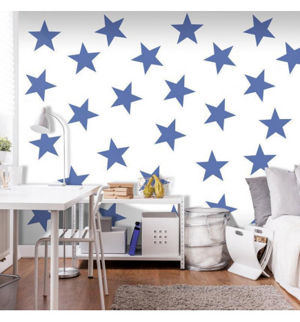 Wall Mural - Blue Star