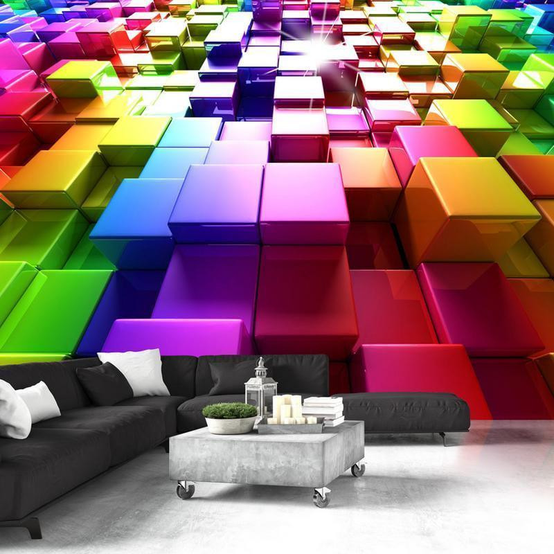 34,00 €Papier peint - Colored Cubes
