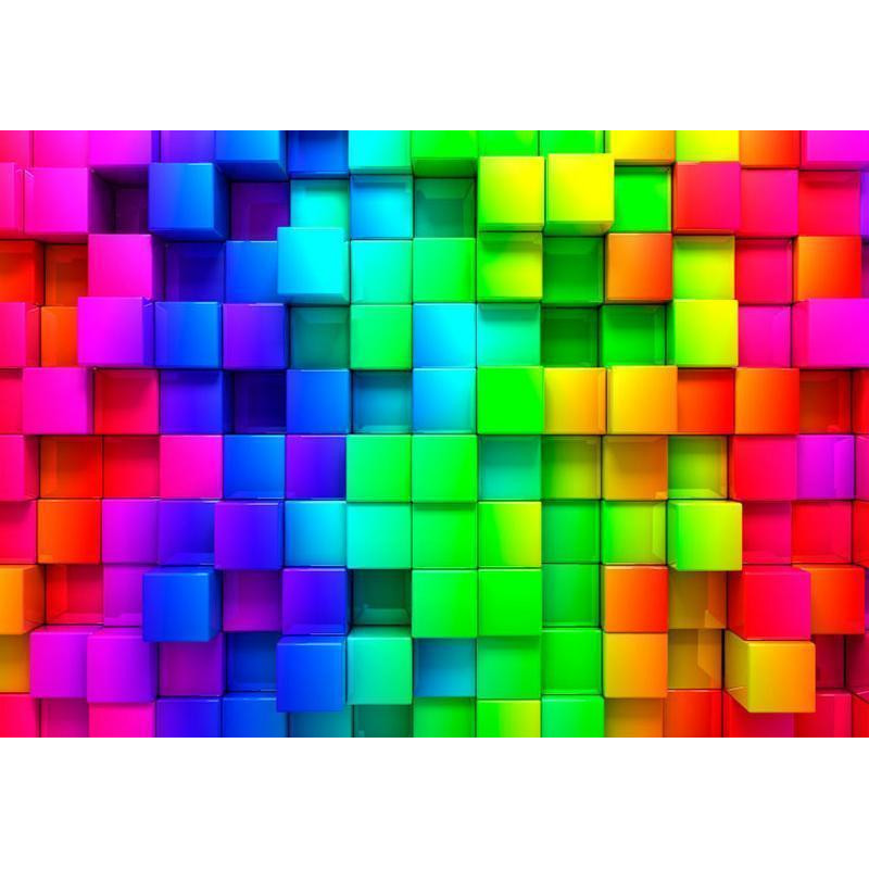 34,00 € Fototapet - Colourful Cubes
