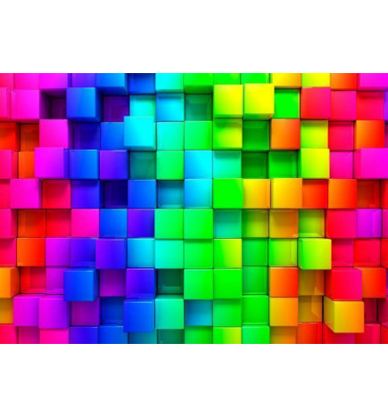 34,00 € Fototapete - Colourful Cubes