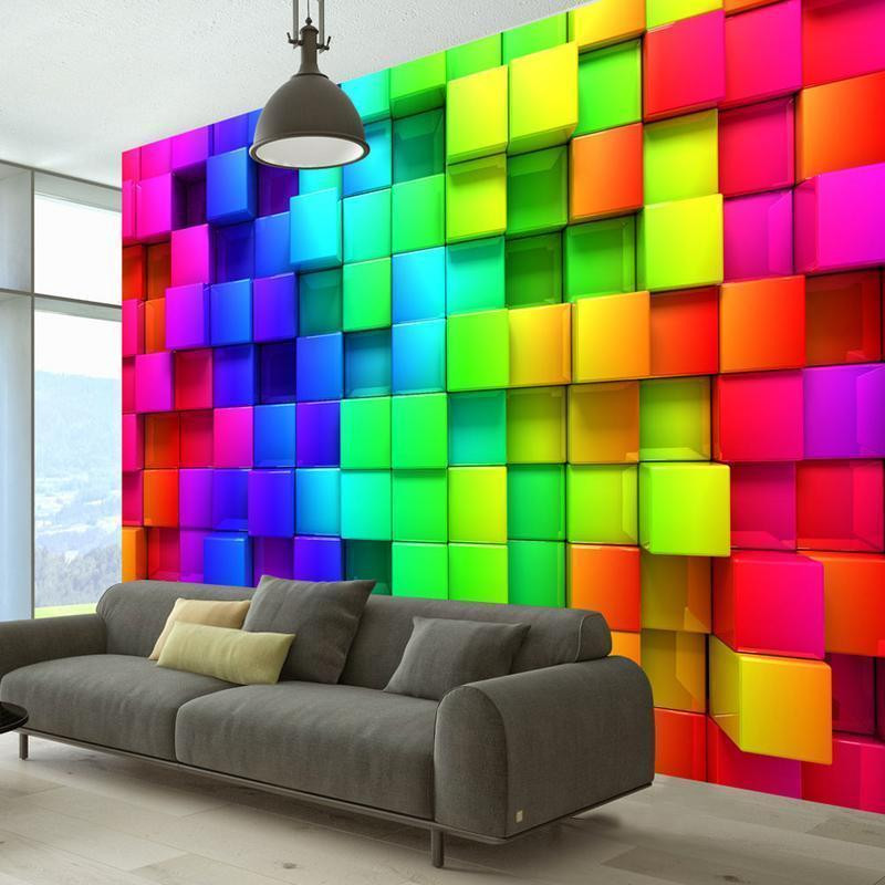 34,00 €Papier peint - Colourful Cubes