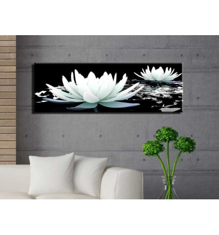 Canvas Print - Alabaster lilies